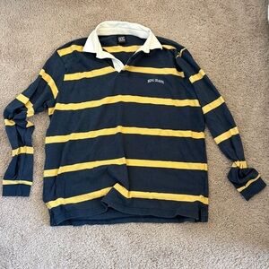 BDG Navy and Mustard Rugby Shirt